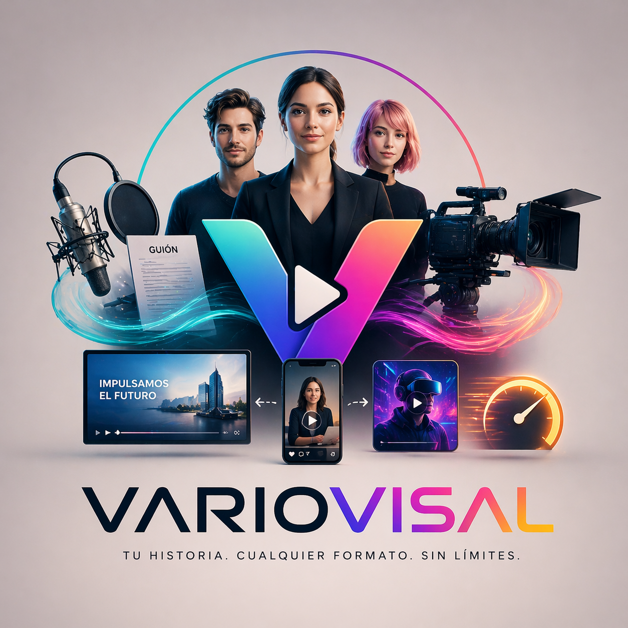 Interfaz audiovisual abstracta de Variovisual